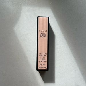 Gucci Rouge de Beaute Brilliant Glow and Care shine lipstick